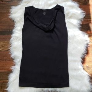 Ann Taylor cowl neck knit tank
